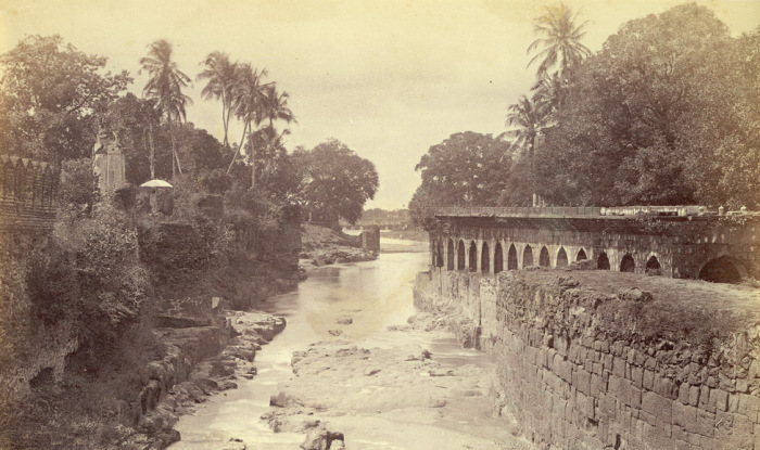Река Кхам Аурангабад 1860-е годы. \ Фото: fa.m.wikipedia.org.