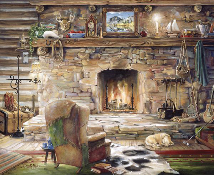 Дом, милый дом, ты наполнен  уютом и теплом. Автор: Marty Bell.