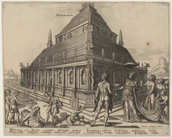 Мавзолей (Усыпальница Мавсола в Галикарнасе), 1572 год. \ Фото: x-travels.net.