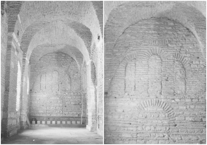 Интерьер монастыря Пантократора, сфотографированный сотрудниками Византийского института, 1936 год.