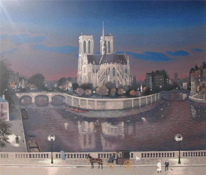 Атмосферный Париж.  Автор: Michel Delacroix.