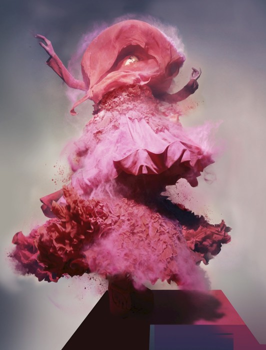 Розовая пыльца. Автор: Nick Knight.