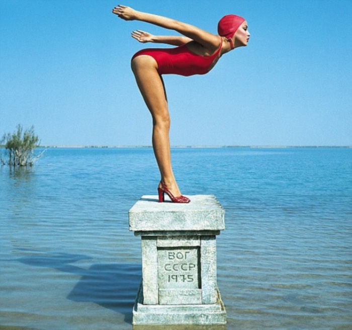 Джерри Холл для британского Vogue, СССР, 1975 год. Фото для британского Vogue, 1942. Норман Паркинсон (Norman Parkinson) - мастер модной фотографии.