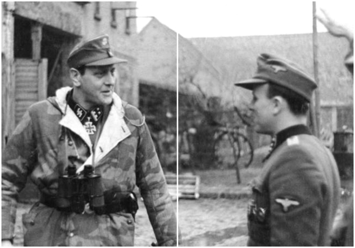 Отто Скорцени в Померании, январь 1945 год.