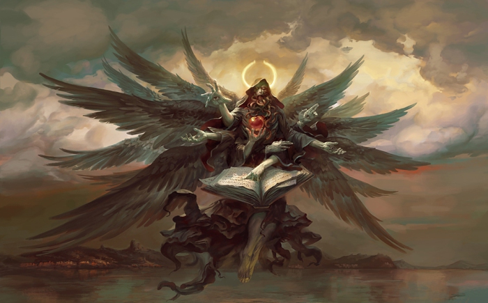 Азраил - ангел смерти. Автор иллюстрации: Питер Морбахер (Peter Mohrbacher).