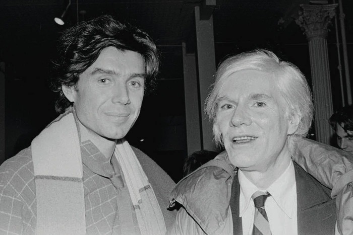 Ричард Бернштейн и Энди Уорхол, 1985 год. \ Фото: anothermanmag.com.