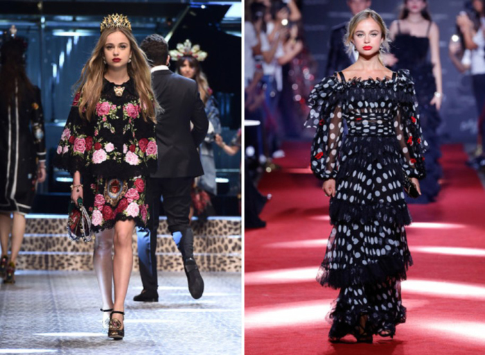 Показ Dolce & Gabbana FW 2017-18 гг.\ Шоу Dolce & Gabbana Secret Show SS 2018 год. 