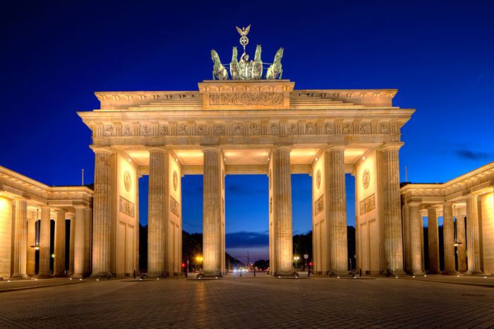 Бранденбургские ворота. Берлин. Германия.