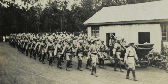 Солдаты Восточной Африки во время Первой мировой войны. \ Фото: bing.com.