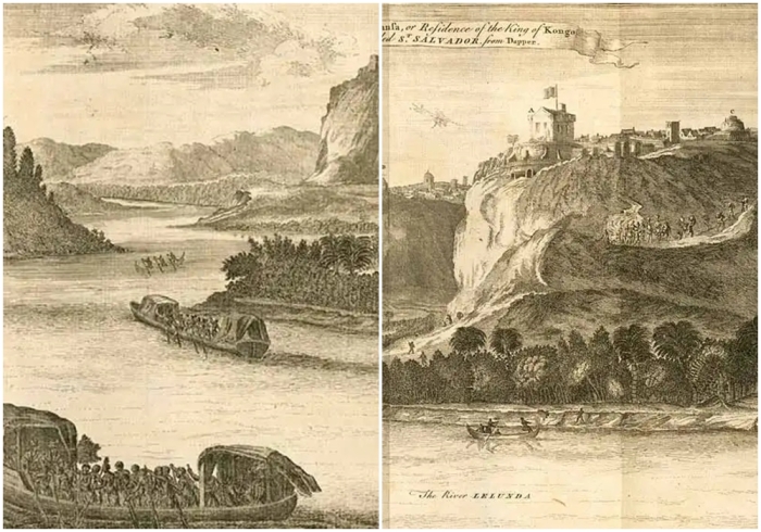 Вид на Мбанза-Конго/Сан-Сальвадор, Томас Эшли, около 1745 года.