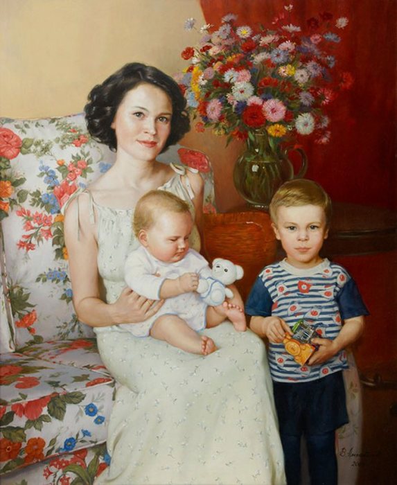 Семейный портрет. Автор: Владимир Александров.