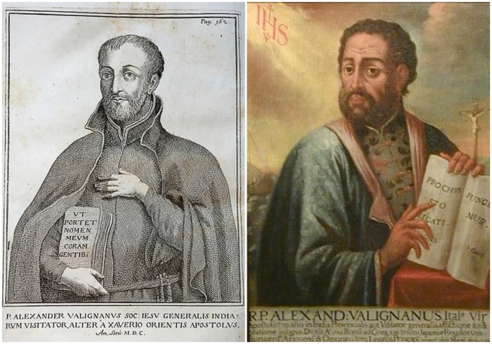 Слева направо: Алессандро Валиньяно, портрет около 1599 года. \ Алессандро Валиньяно.