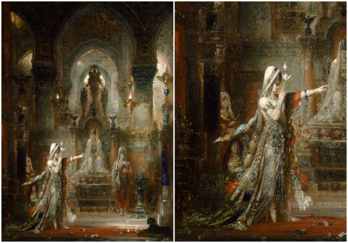 Саломея, танцующая перед Иродом, Гюстав Моро, 1876 год.