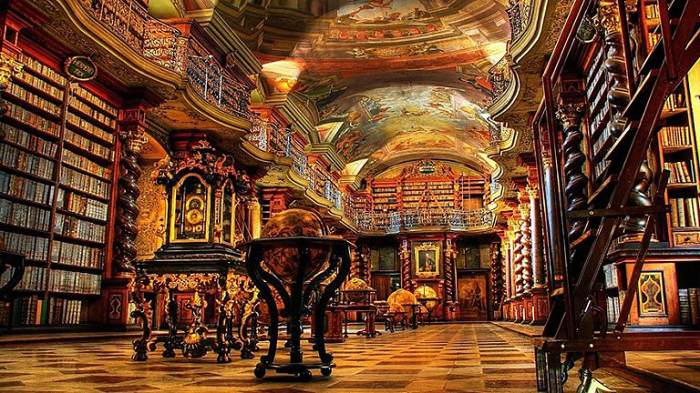 Национальная библиотека в Праге, Чехия.