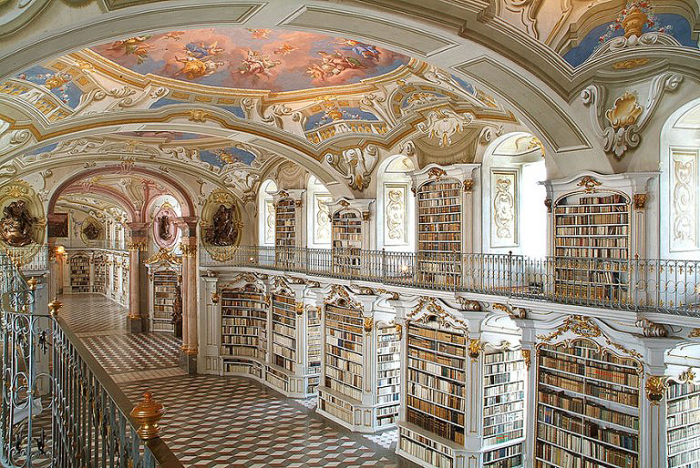  Библиотека Адмонт, Австрия.