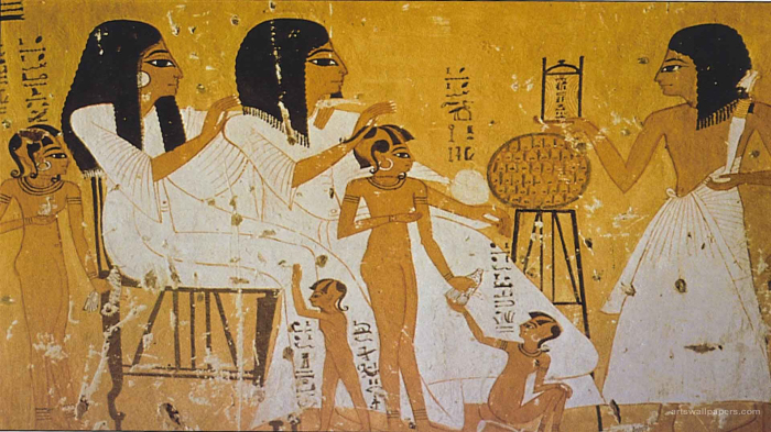 Гигиена в Древнем Египте. \ Фото: pinterest.com.