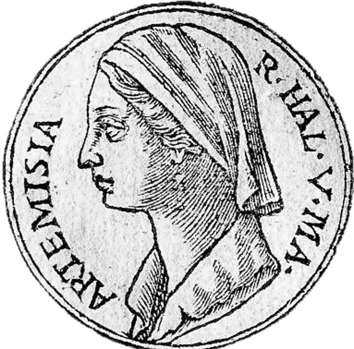 Артемисия I, портрет из сборника биографий Promptuarii Iconum Insigniorum, 1553 год. \ Фото: zhdate.com.