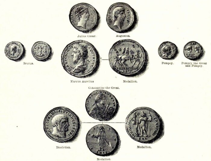 Монеты Римской республики и империи, неизвестный художник. \ Фото: zmescience.com.
