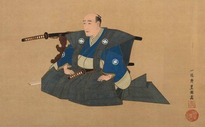 Портрет высокопоставленного самурая, Утагава Тоёкуни. \ Фото: google.com.