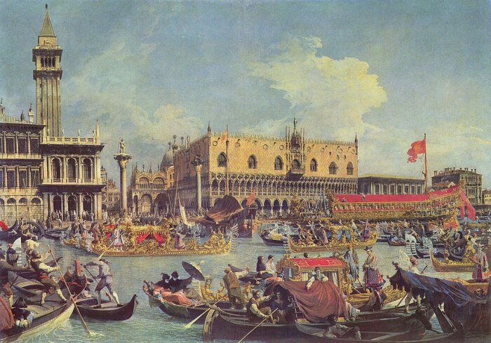 Венеция в 1730-е годы. \ Фото: mangiarebenevenezia.it.