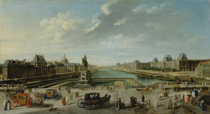 Париж XVIII века. \ Фото: en.wikipedia.org.