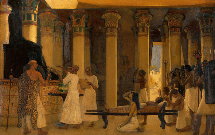 Призвание Имхотепа, бога врачевания, Эрнест Борд, 1877—1934 годы. \ Фото: wikipedia.org.