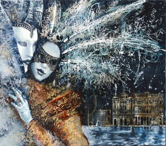 Венецианские маски. Автор: Олег Чубаков. 