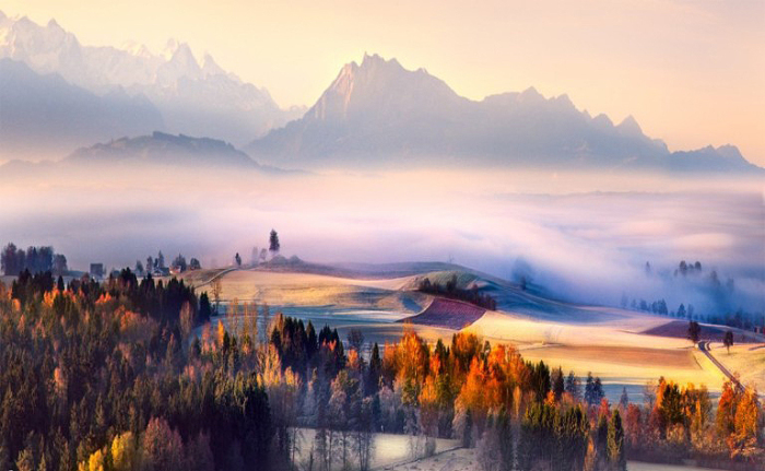 Яркие краски. Природа Швейцарии.