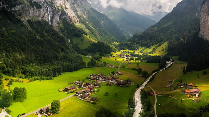 Деревня в Швейцарии.