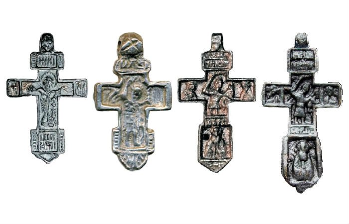 Кресты с изображением святого мученика Никиты-бесогона