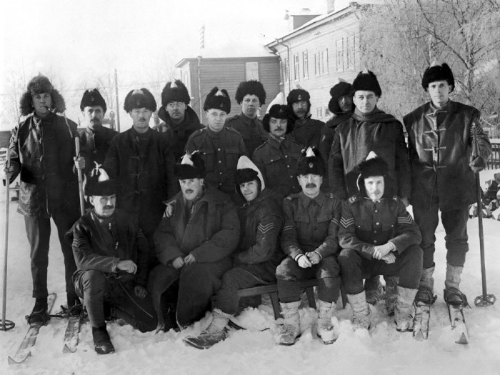 Зима в Архангельске 1918-1919 года.