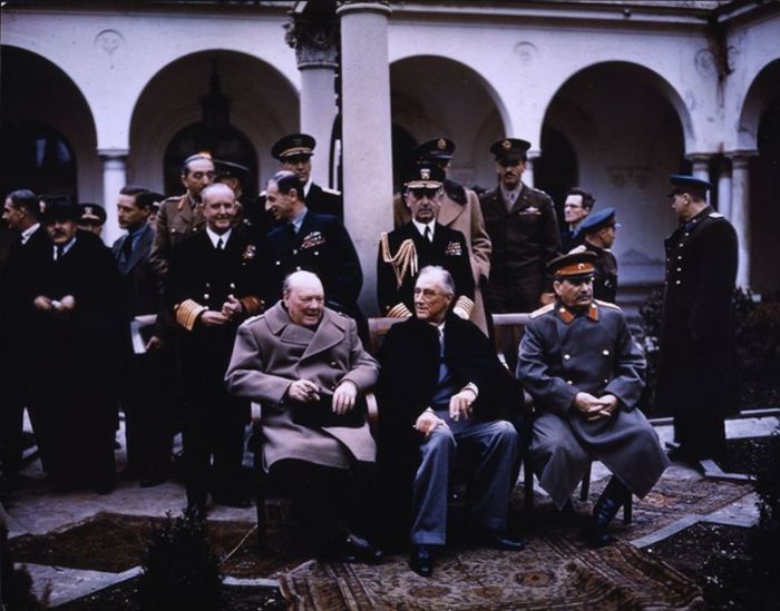 Встреча лидеров стран антигитлеровской коалиции, 1945 год. 