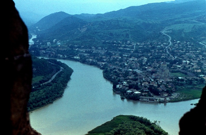 Слияние двух мощнейших и поистине красивых рек Грузии.