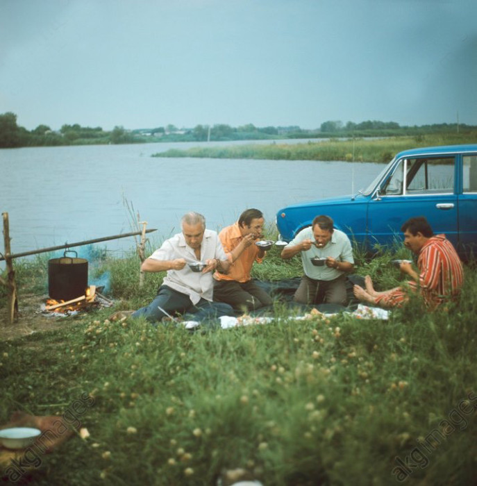 Пикник на берегу Дона, 1978 год.