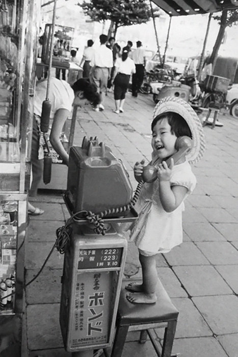 Девочка в Японии, 1958 год.