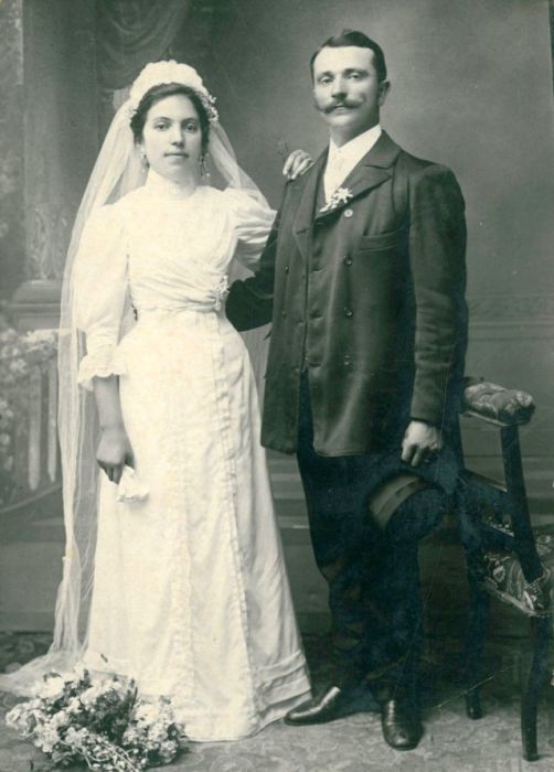Свадебная мода в XIX веке.