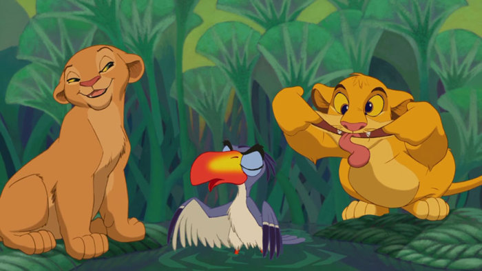 Персонажи из мультфильма «Король Лев».