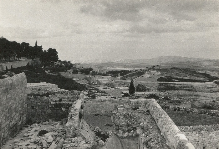 Вид с Елеонской горы, самого высокого природного места в Иерусалиме.