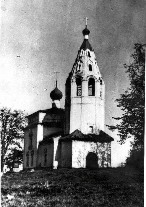 Фото сохранившегося храма в 70-х гг. XX века.