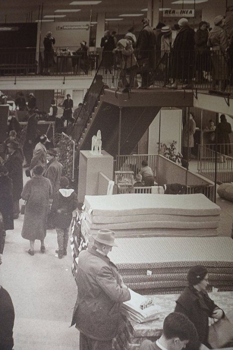 Открытие первого магазина ИКЕА в Швеции, 1958 год.