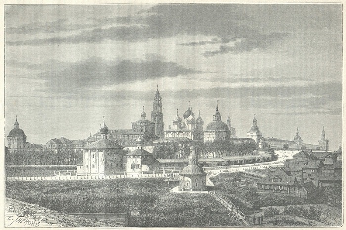 Монастырь расположенный в центре города Сергиев Посад Московской области, на реке Кончуре.