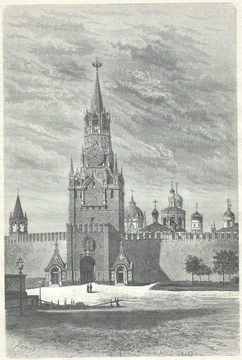 Главные ворота в Кремле, и через них по традиции въезжали в Кремль русские цари и императоры.