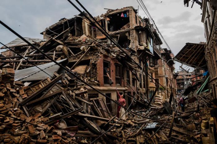 Разрушительные землетрясения Непала.