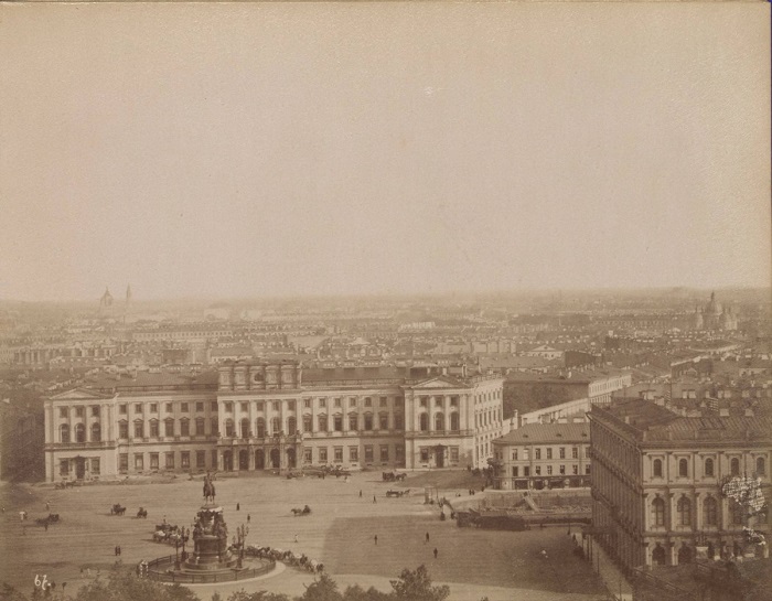 Панорама Санкт-Петербурга в 1880-х годах.