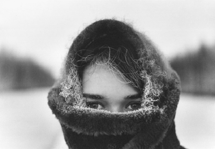 Морозный день 1965 года. Фотограф Юрий Луньков.
