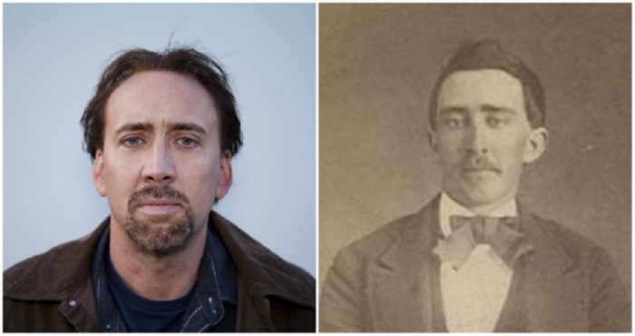 Сходство между американским актёром и одним из участников Гражданской войны.