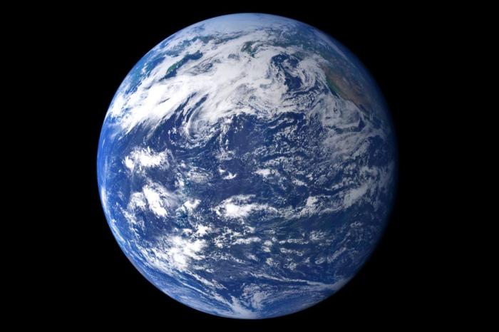 С помощью космического аппарата получен уникальный по качеству снимок Земли. 6 июля 2015 года.