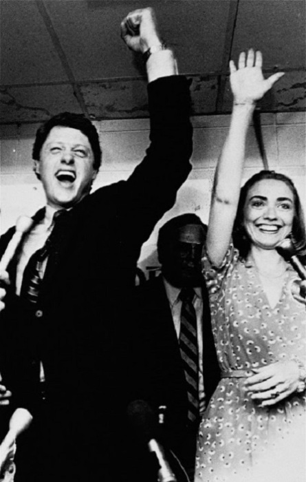 Губернатор Арканзаса, один из лидеров от «южных демократов», вместе со своей супругой. Июнь 1982 год.