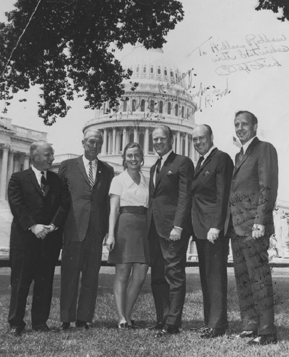 Хилари как стажер в Конгрессе. Лето 1968 год.