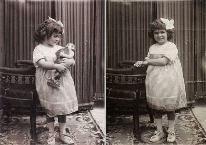 4-летняя, тогда еще никому неизвестная, Фрида Кало, 1911 год.